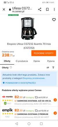 Ekspres Ufesa Cg7232 Avantis 70 Inox