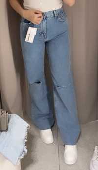 jeansy Zara damskie