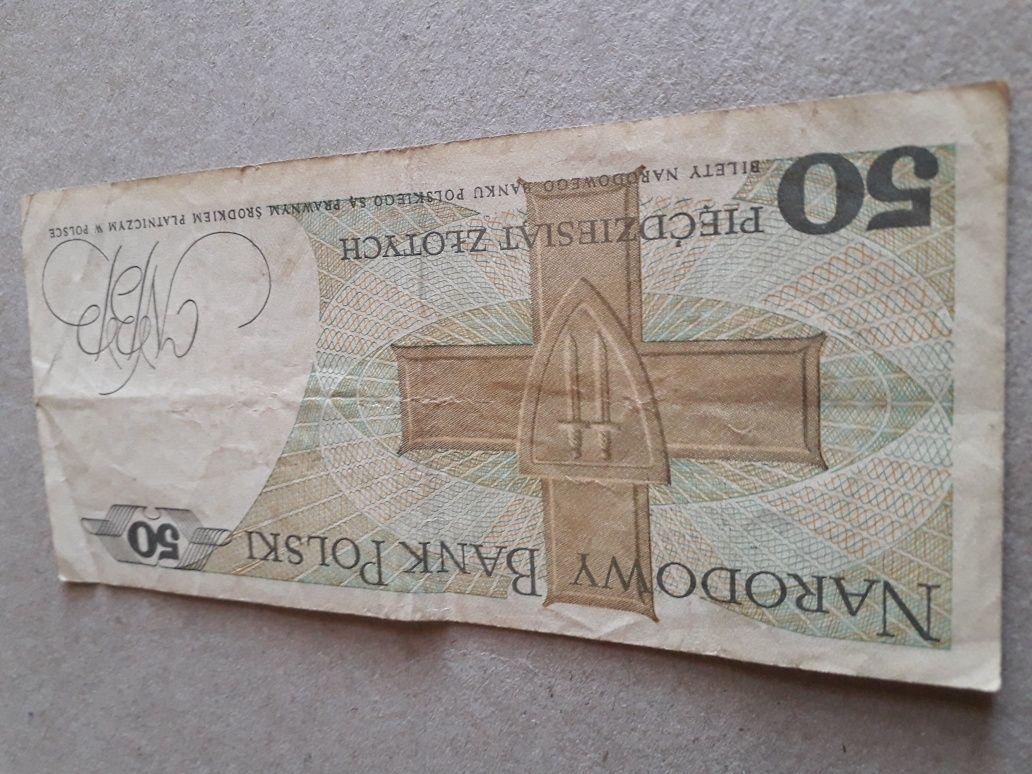 Banknot 50zl.1988r.