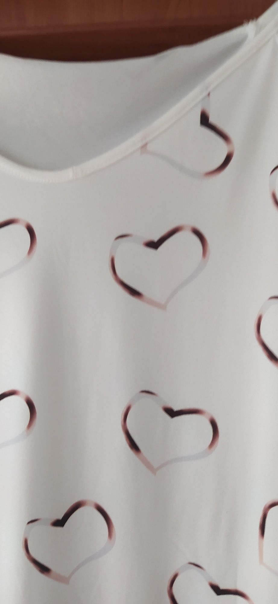 Bluzka T- shirt z nadrukiem XXL