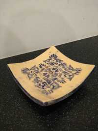 Ceramiczna mydelniczka ręcznie robiona