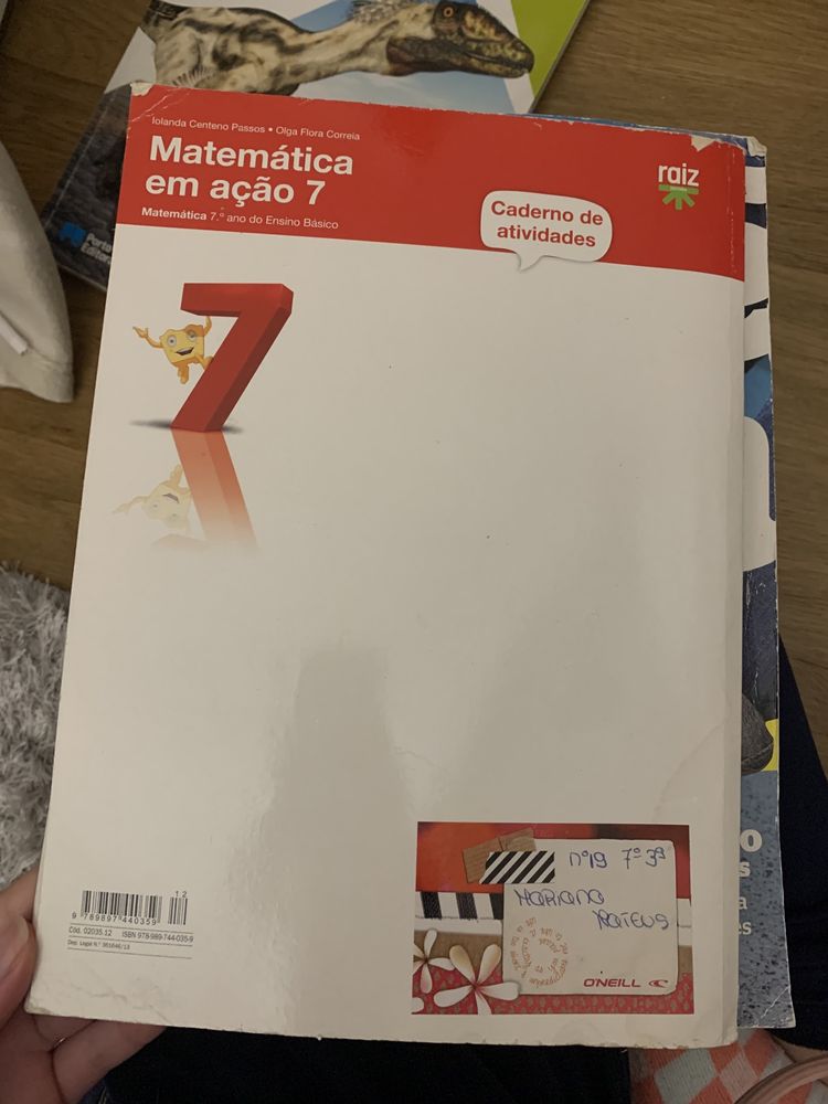 Caderno de atividades Matematica 7.º ano