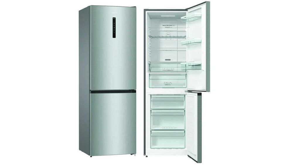 Lodówka GORENJE NRK6192AXL4 No Frost 185cm Srebrna AdaptTech KitchenFi
