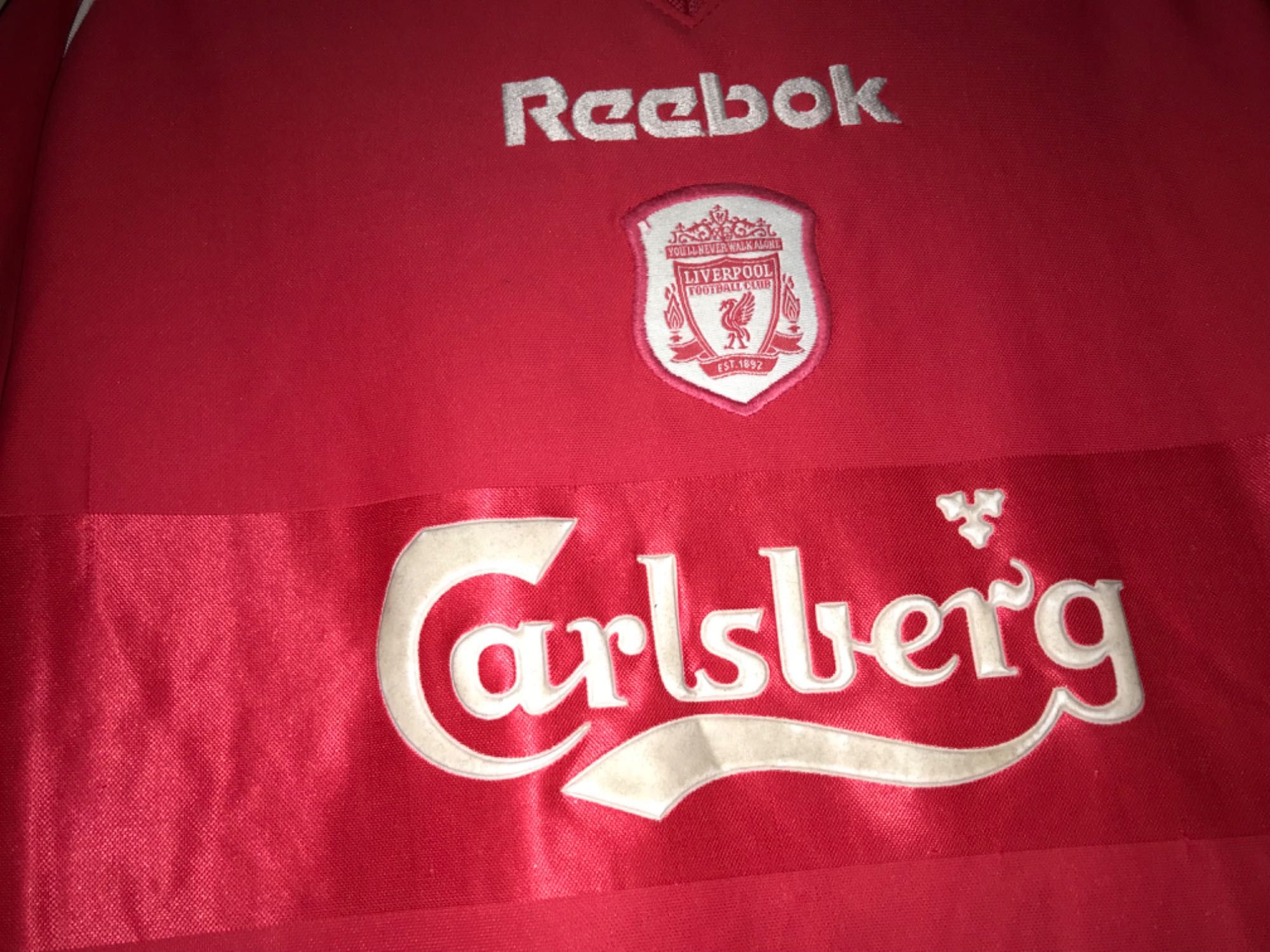 Винтажная футбольная футболка Reebok Liverpool FC 2000/02