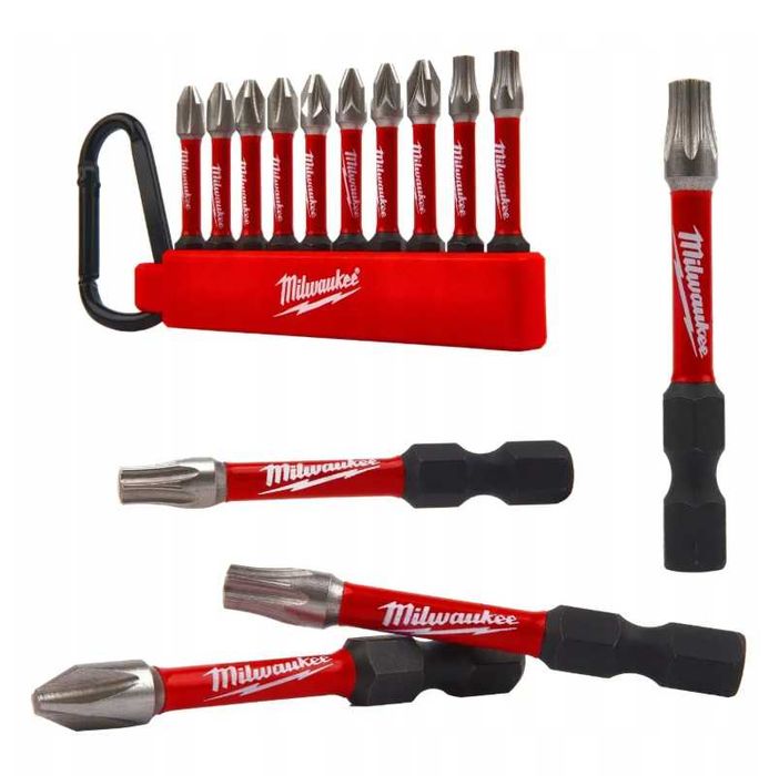 Набір біт 10 шт Milwaukee Shockwave