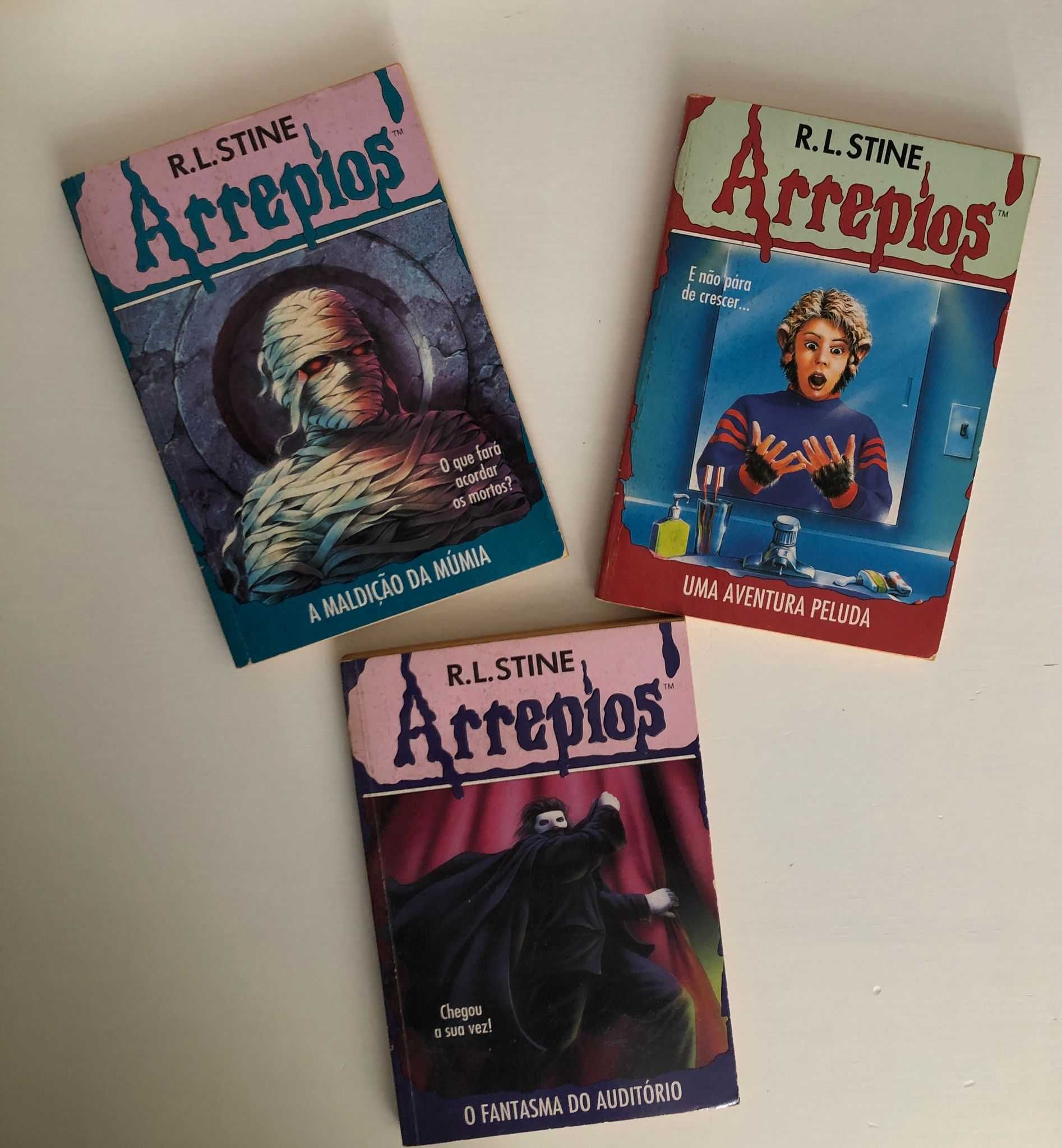 Livros coleção “Arrepios” R. L. Stine