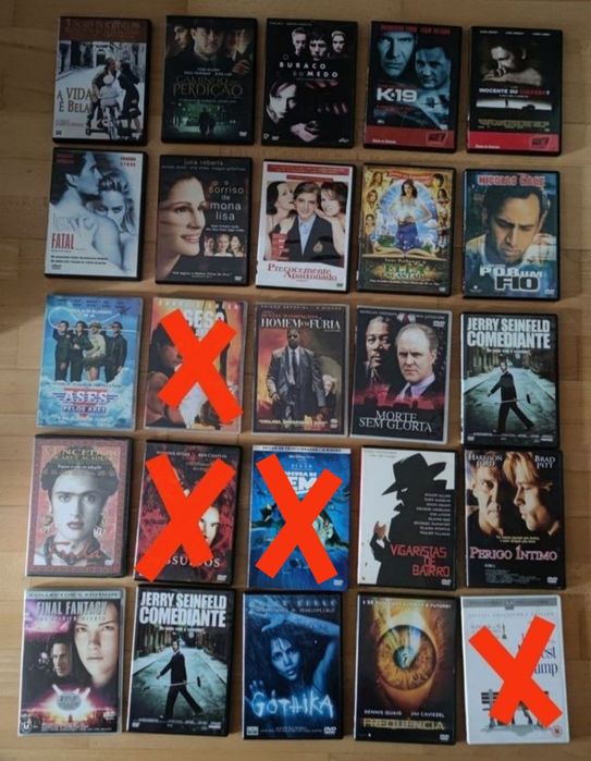 Colecção DVD variados