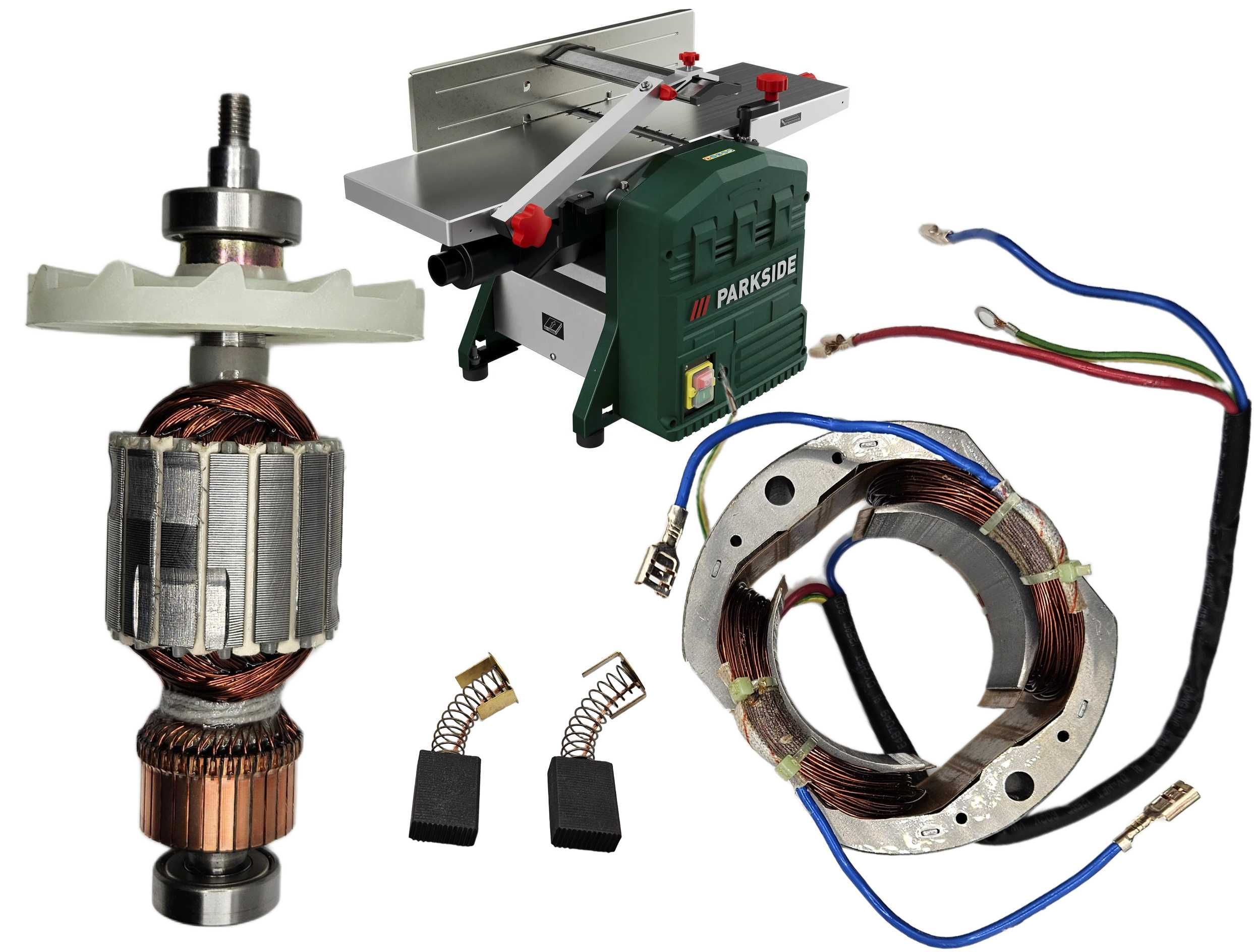 Silnik, wirnik, stojan - Strugarka stołowa PARKSIDE PADM 1250 A1 1250W
