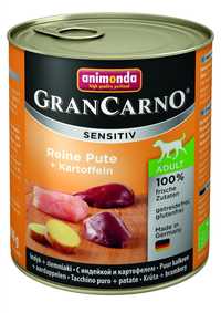 GranCarno Indyk + ziemniaki adult sensitive 6x800g