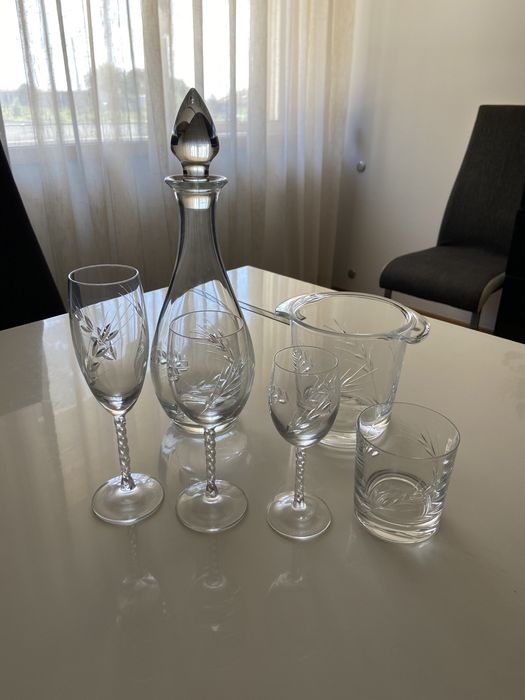 Conjunto de 31 peças de Cristal