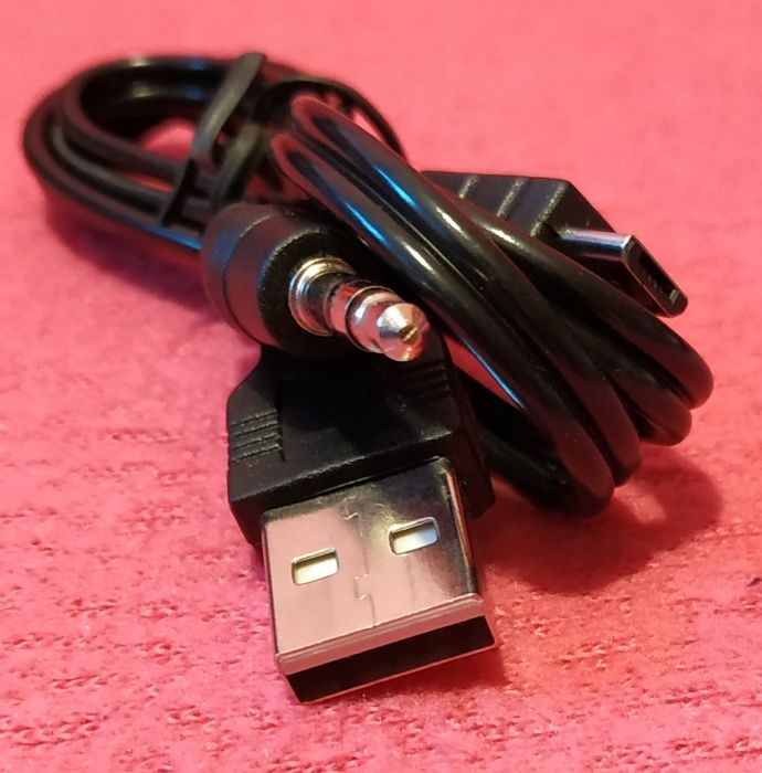 kabel USB na micro USB + wtyk słuchawkowy