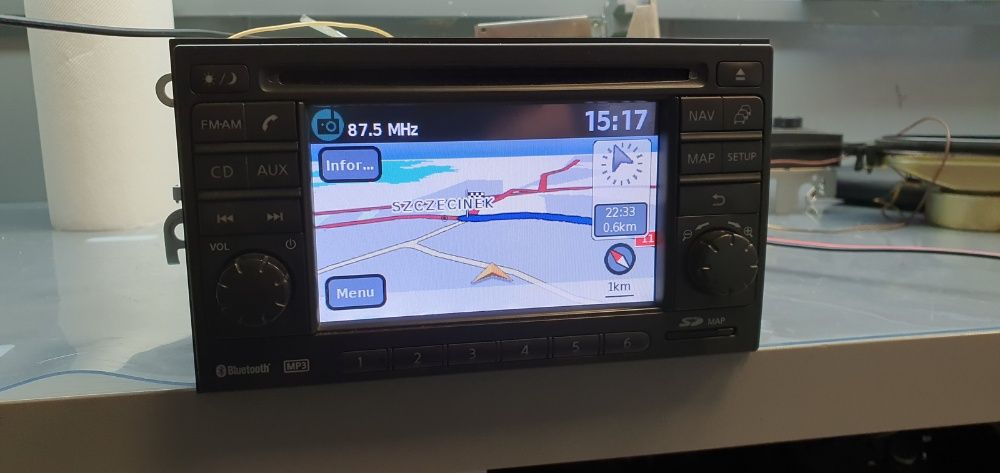 Nissan Connect LCN 1 Polskie menu Mapa 2023 Qashqai Juke NAPRAWA LCN1