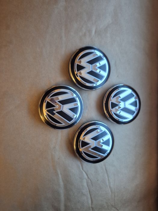Dekielki kapsle kołpaki do alu felg Tiguan Caddy Sharan Arteon 65mm
