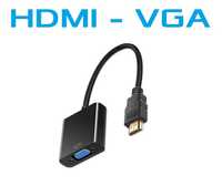 Адаптер HDMI-VGA переходник для подключения Приставки к монитору с VGA