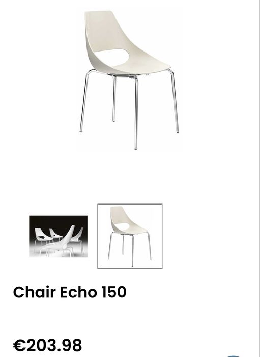 Par de cadeiras Metalmobil / ET AL – Echo 152 (Anthracite Grey)