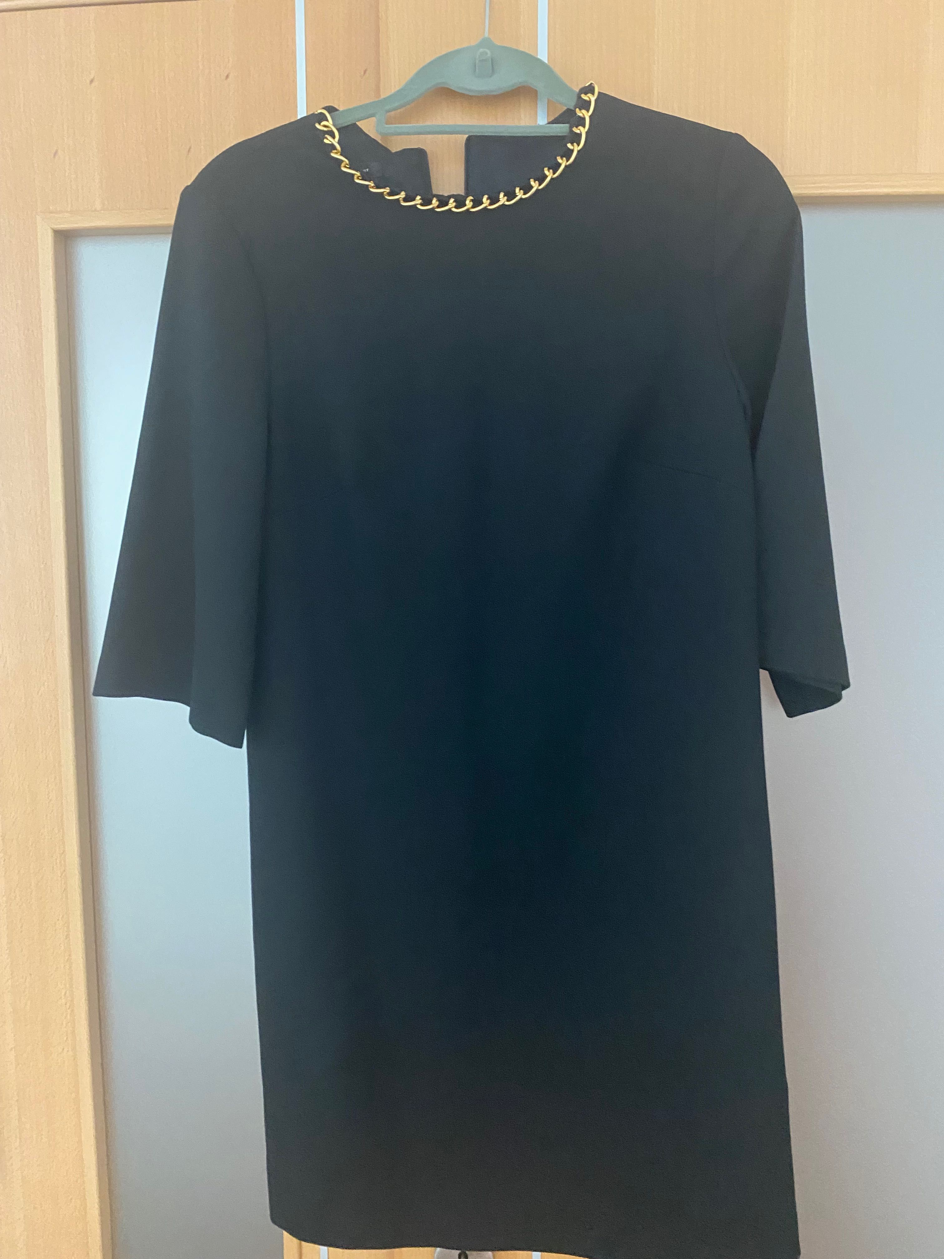 Vestido mango preto