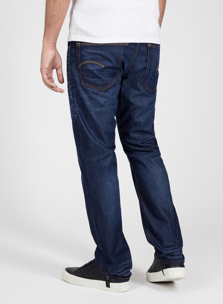 Мужские синие джинсы G-Star Raw 3301 Straight