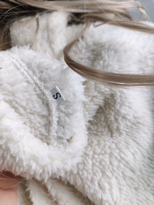 Modna koszula oversize typu teddy lekka kurtka jesienna rozmiar 36 38