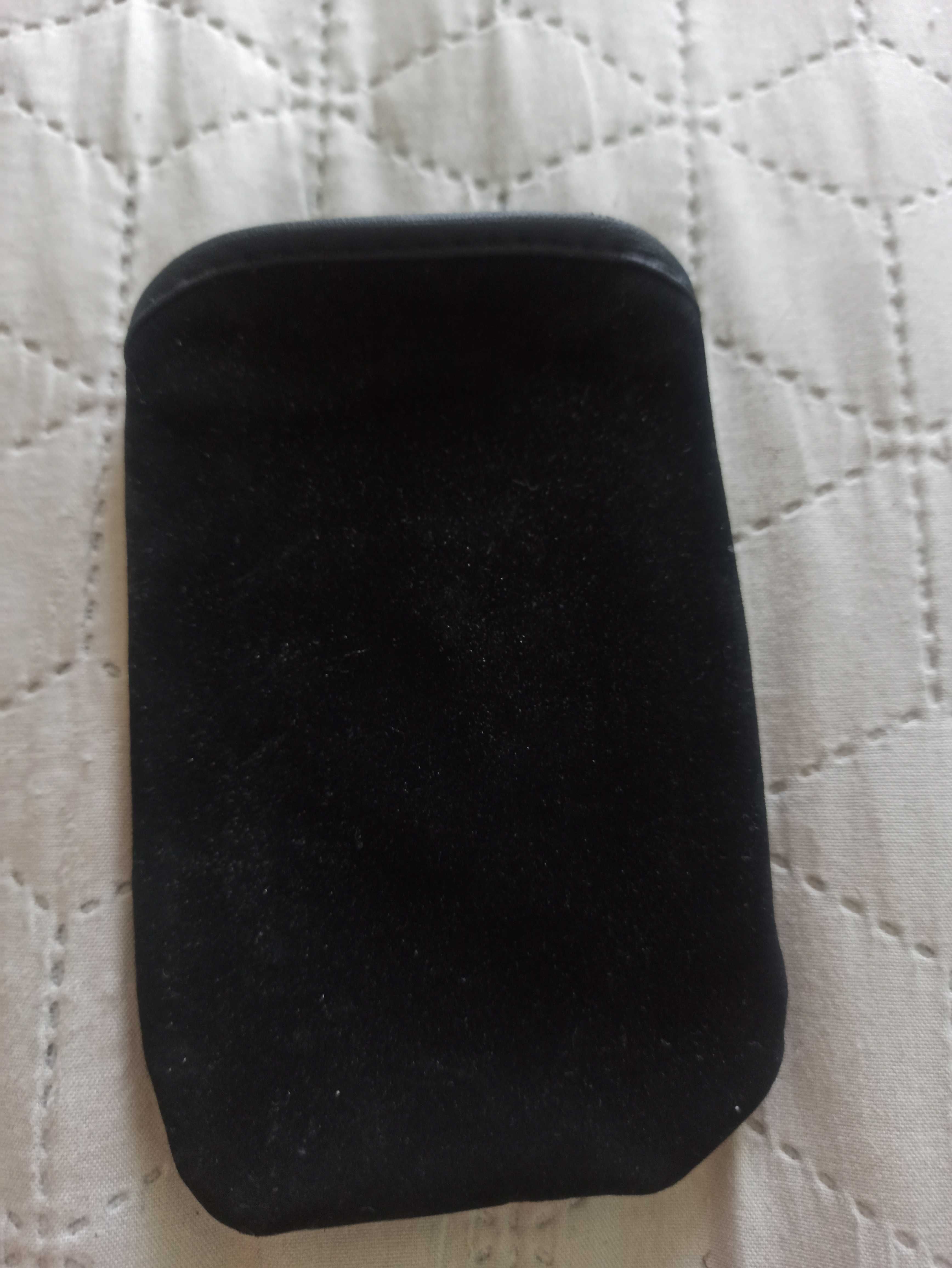 Etui na mały smartfon, czarne, 12x7cm