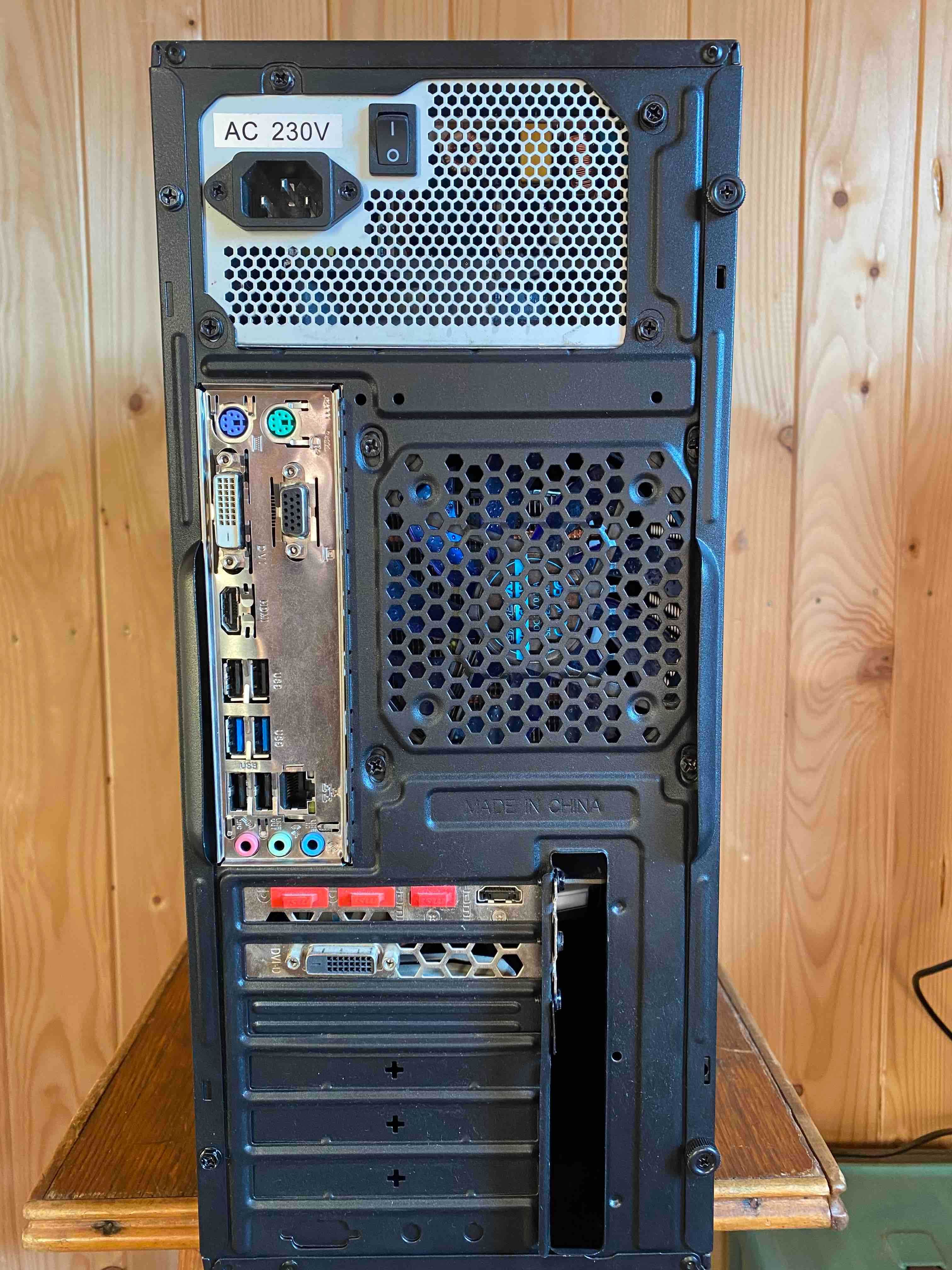 игровой ПК (Core-i5 10400, 16Gb DDR4, GTX1060 3Gb, 250Gb NVME, 500W)