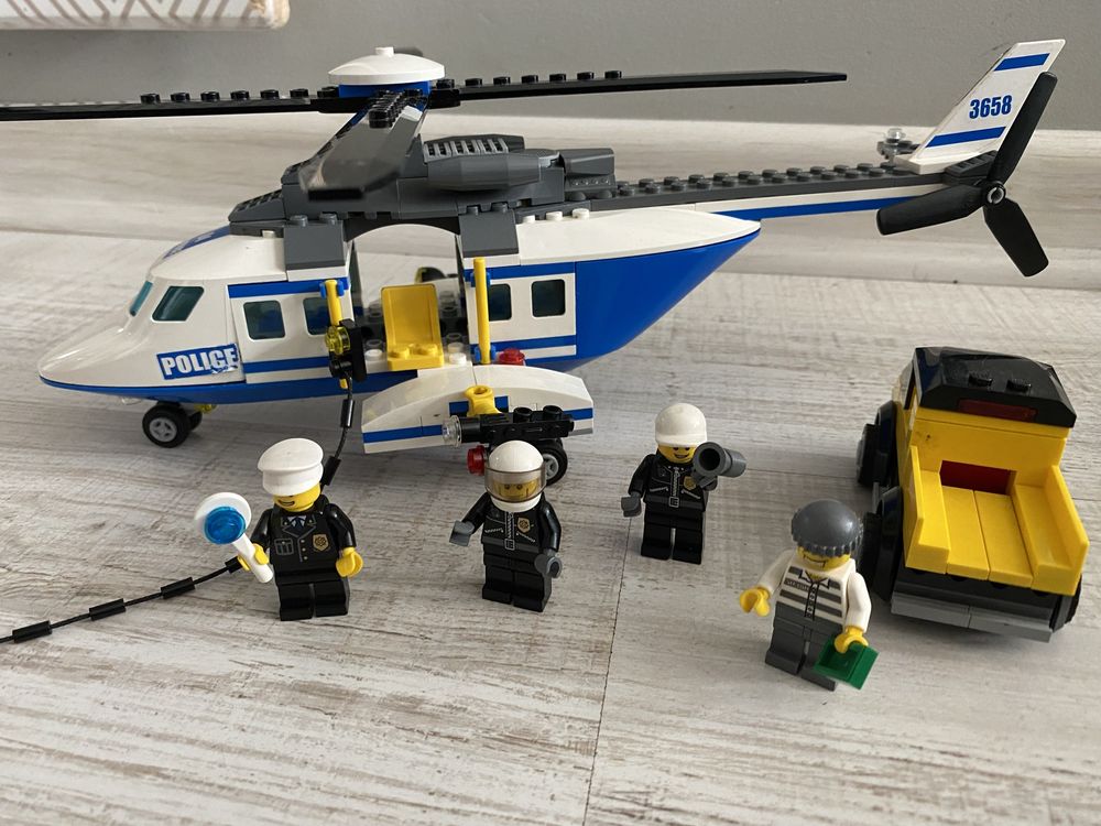 Klocki Lego city policyjny helikopter 3658