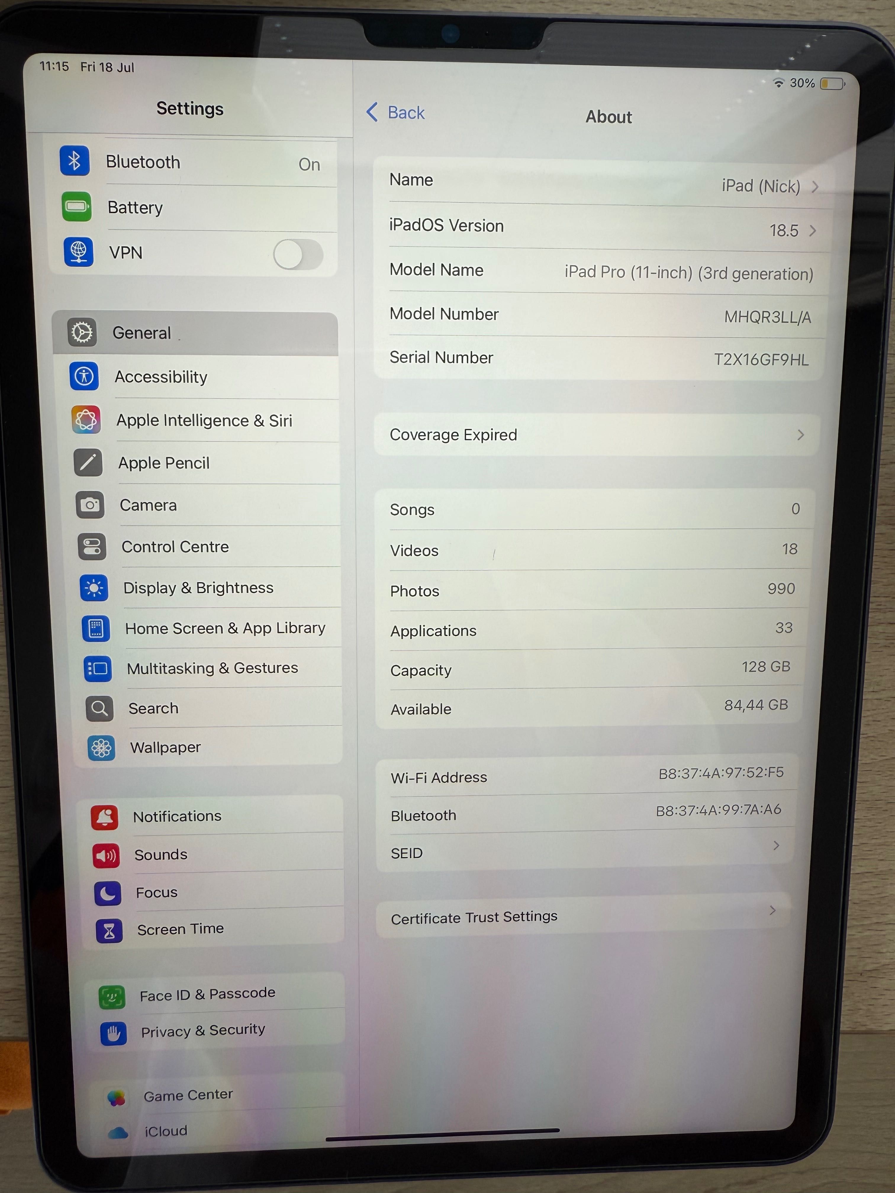 iPad Pro M1 128gb with iPencil 2