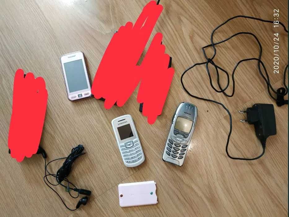 Conjunto 3 telemóveis sem carregador