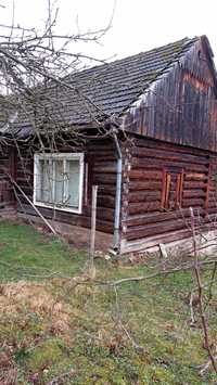 Stary dom drewniany do rozbiórki