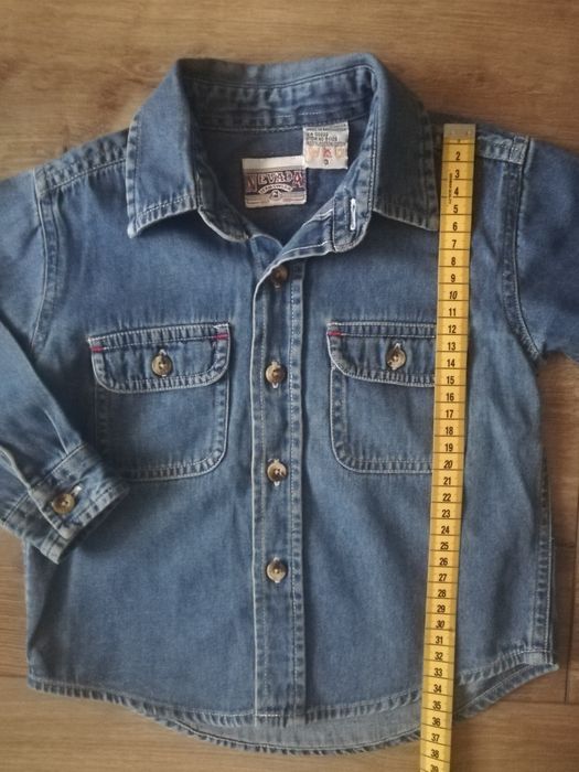 Koszula chłopięca jeans roz 86