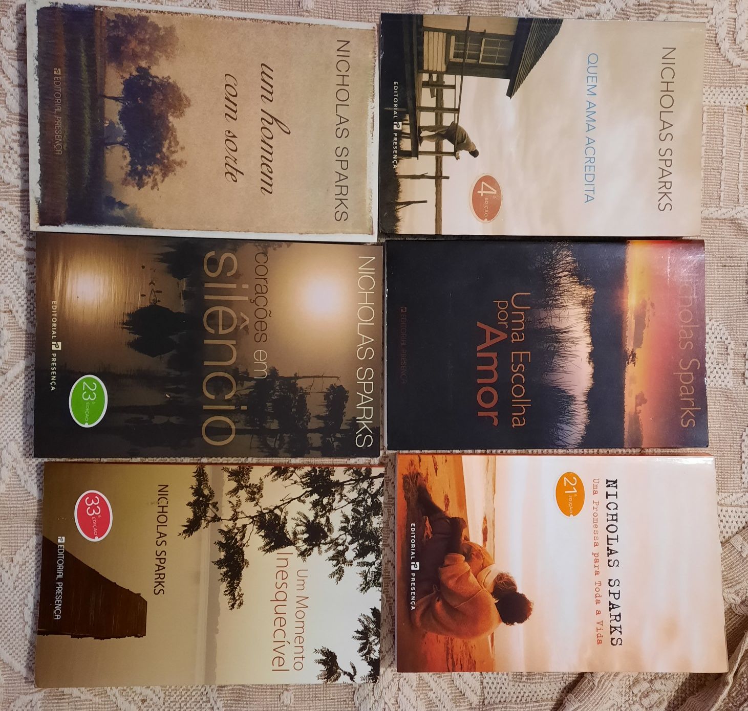 Livros Nicholas Sparks