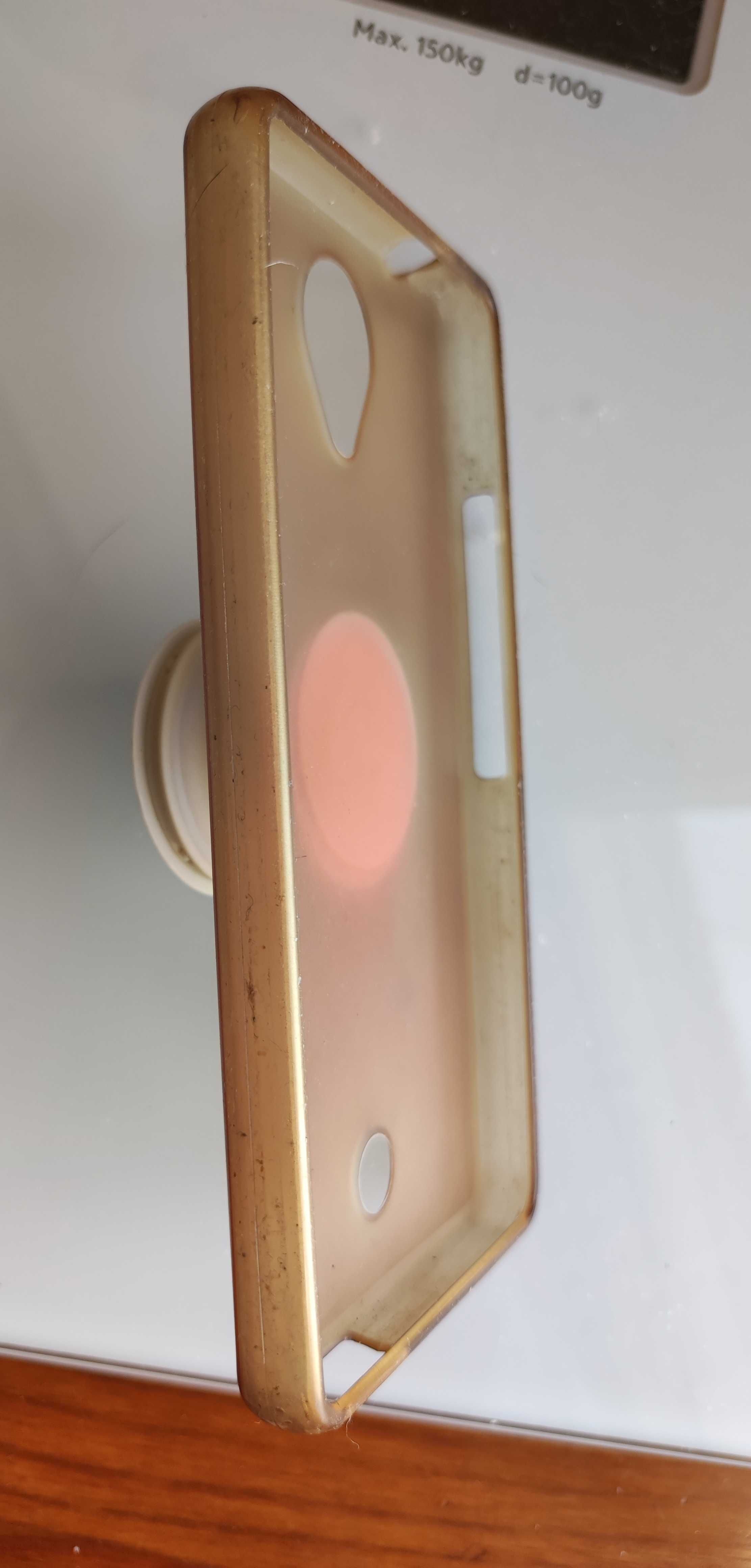 3 CAPAS de telemóvel Wiko U Feel Preta + Transparente & Pop Socket