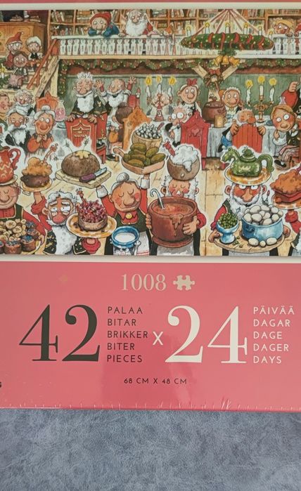 Пазли адвент календар на 1008 шт 68 * 48 см