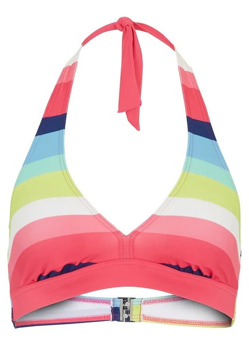 B.P.C biustonosz bikini z wiązaniem kolorowe paski 36.