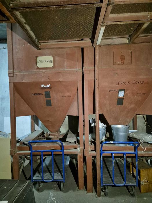 Sprzedam zbiornik silos na zboże kosz zsypowy