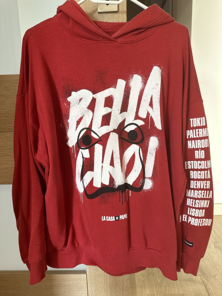 Bluza pull&bear la casa de papel M bella ciao