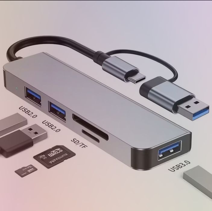 Adaptador hub Tipo C / Usb