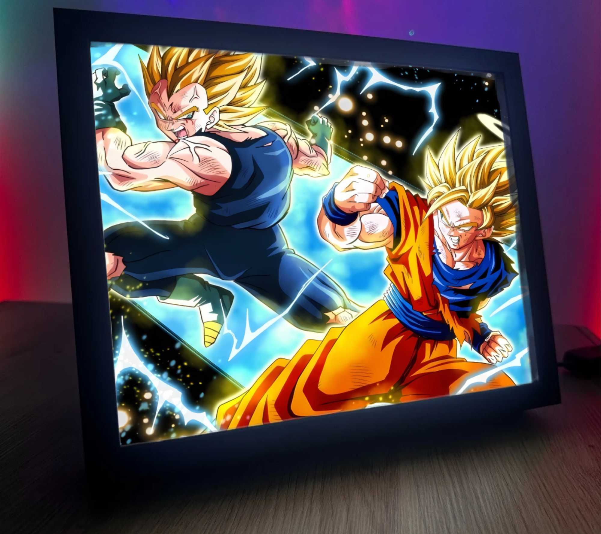 Obrazo-lampka dragon ball