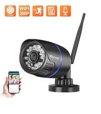 Câmera WIFI Vigilância Exterior • 1080P • Deteção Movimento • IP66