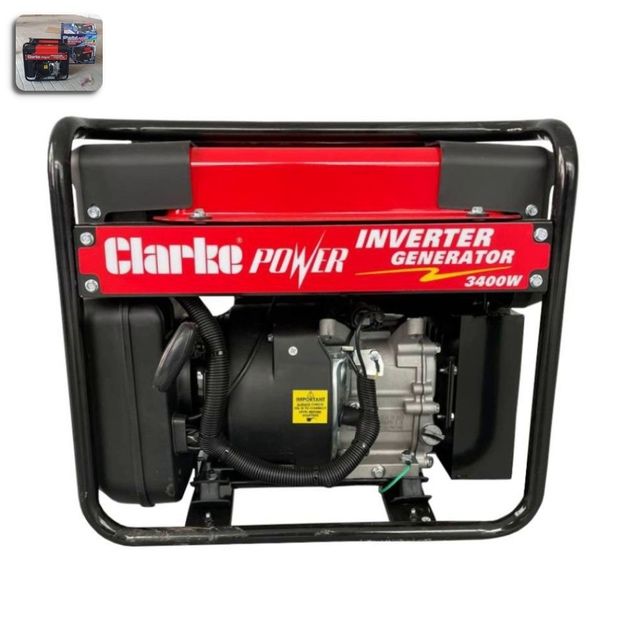 Інверторний бензиновий генератор Clarke Power IG3500AF 3400W