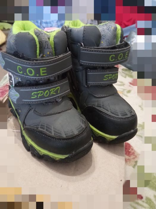Термо зимние сапоги сноубутсы 24 и 25 размер мембрана, ботинки 23 раз.