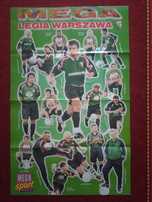 PLAKAT Piłka Nożna XXL MEGA SPORT z lat 90