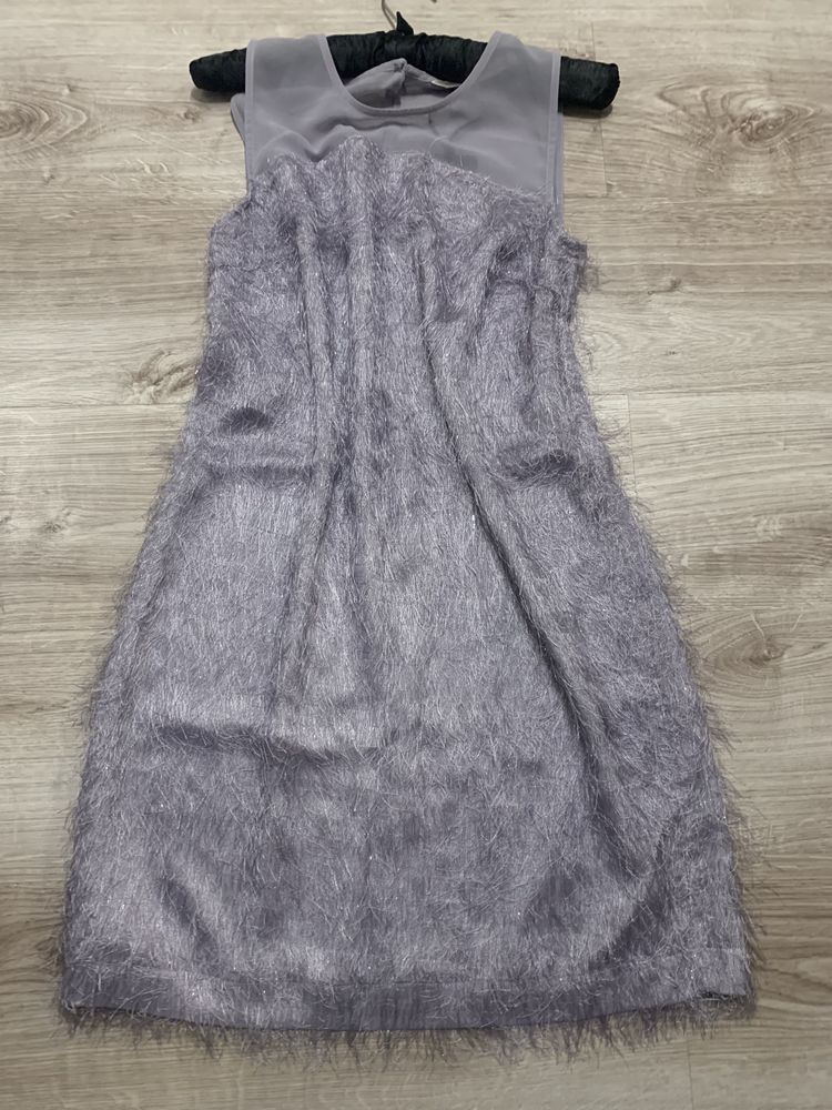 szaro liliowa czadowa sukienka nowa z metka M&S Limited Edition