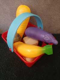 Zabawkowy koszyk z jedzeniem+ pop IT