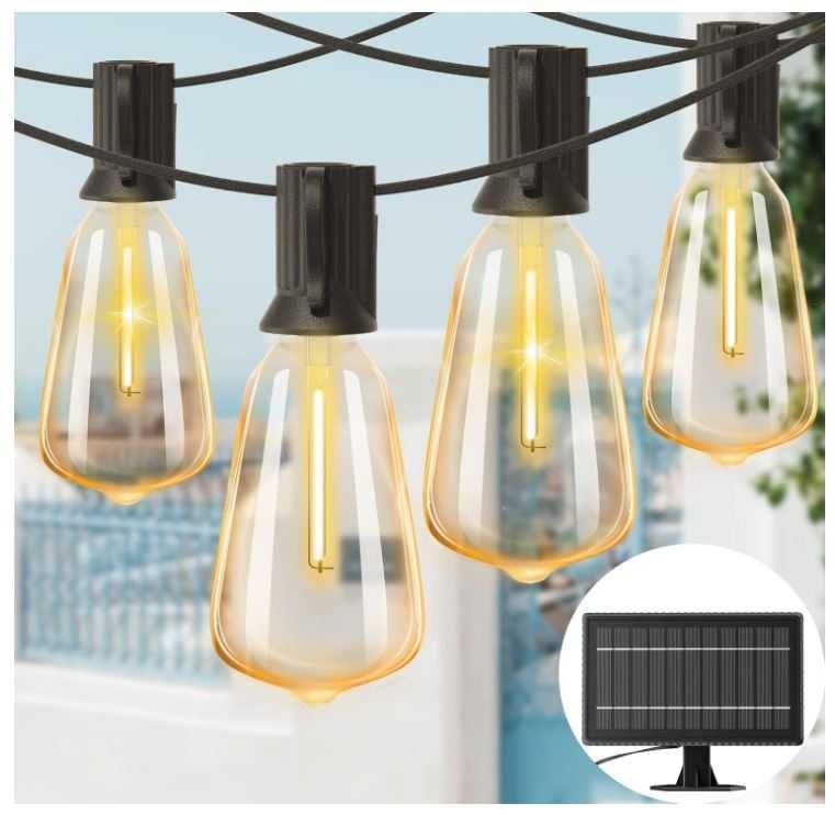 Girlanda solarna 30m 50 żarówek