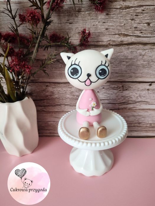 Figurka cukrowa Kici Kocia na tort