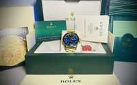 Promocja! Zegarek Rolex Submariner Blue Sea Gold Date! 42mm AAA Zestaw