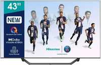 Телевізор 43 дюйми Hisense 43A78GQ (4K Smart TV Bluetooth QLED)