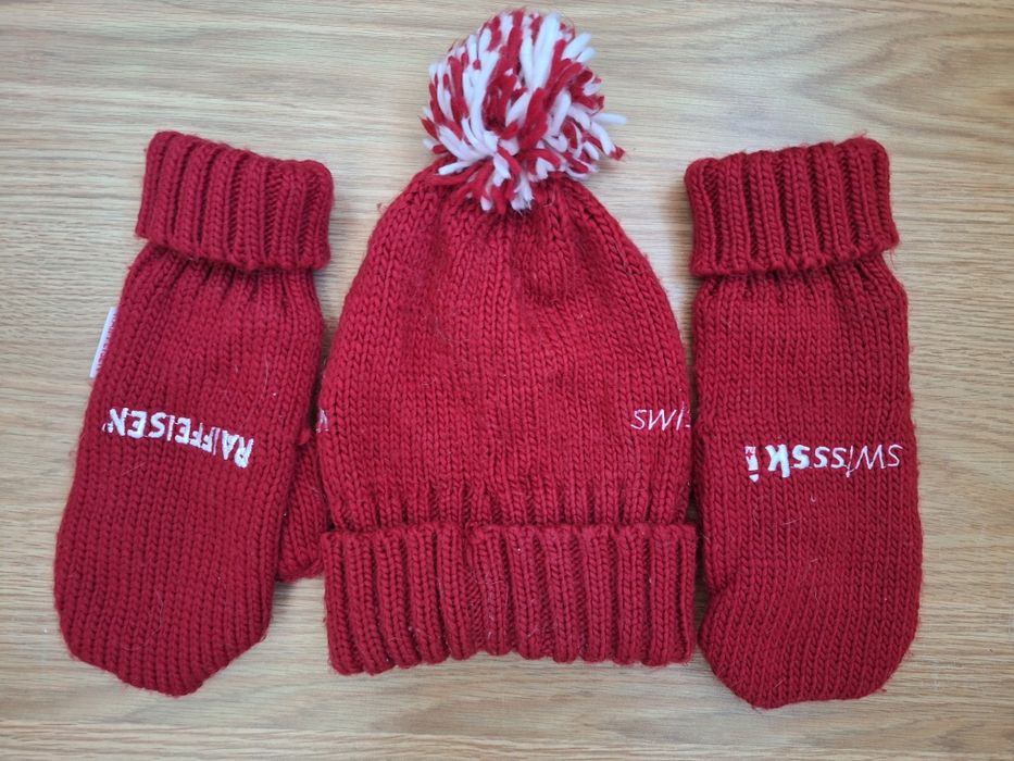 Теплий комплект шапка і рукавиці унісекс для чоловіків жінок