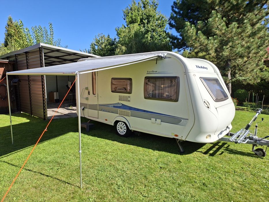 Przyczepa Hobby 440 SF 1350DMC, IDEALNA