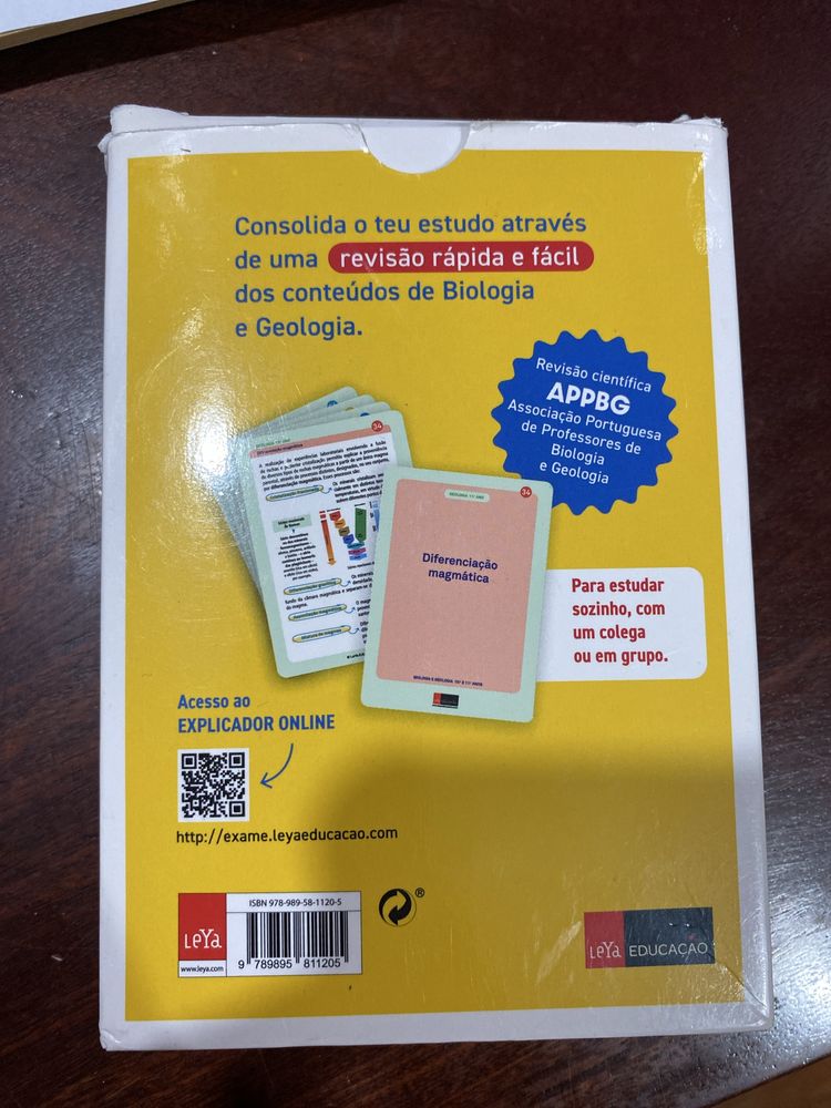 Cartões de revisão- Biologia e Geologia 10 e 11 ano